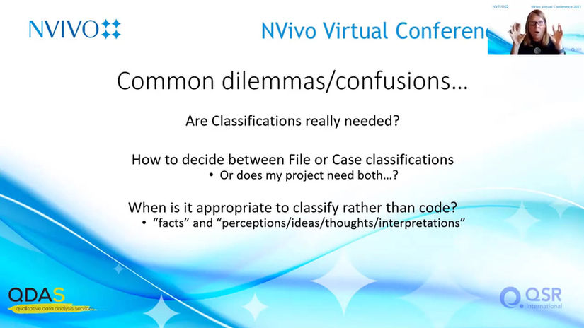 Part 1 : Harnessing NVivo Classifications